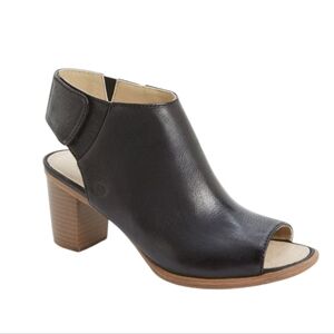 Josef Seibel Bonnie peep toe block heel booties ankle boots womens shoes